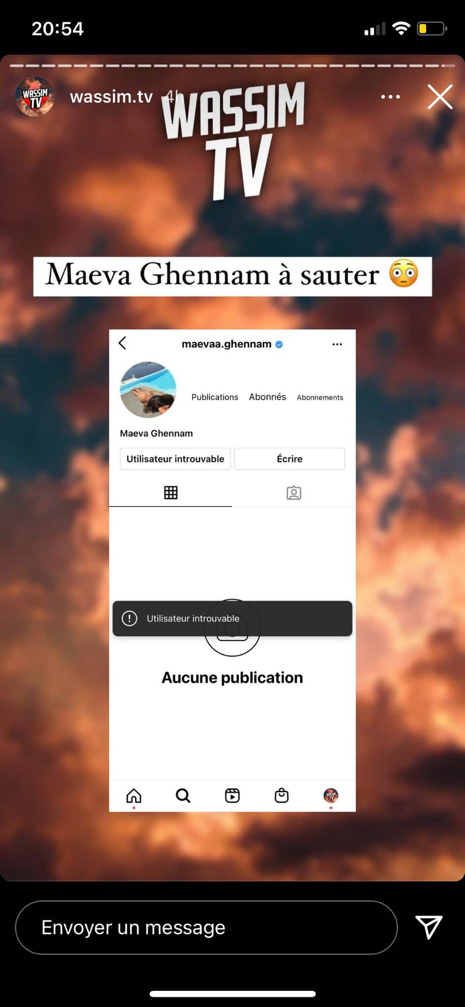 Maeva Ghennam pourquoi son compte Instagram a été suspendu