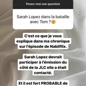 Sarah Lopez : sur le point de se réconcilier avec son ex Tom ? Les internautes en sont certains 