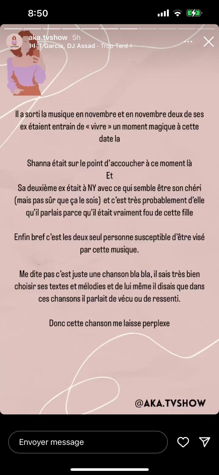 Thibault Garcia : sa nouvelle chanson dédiée à son ex Shanna Kress ?