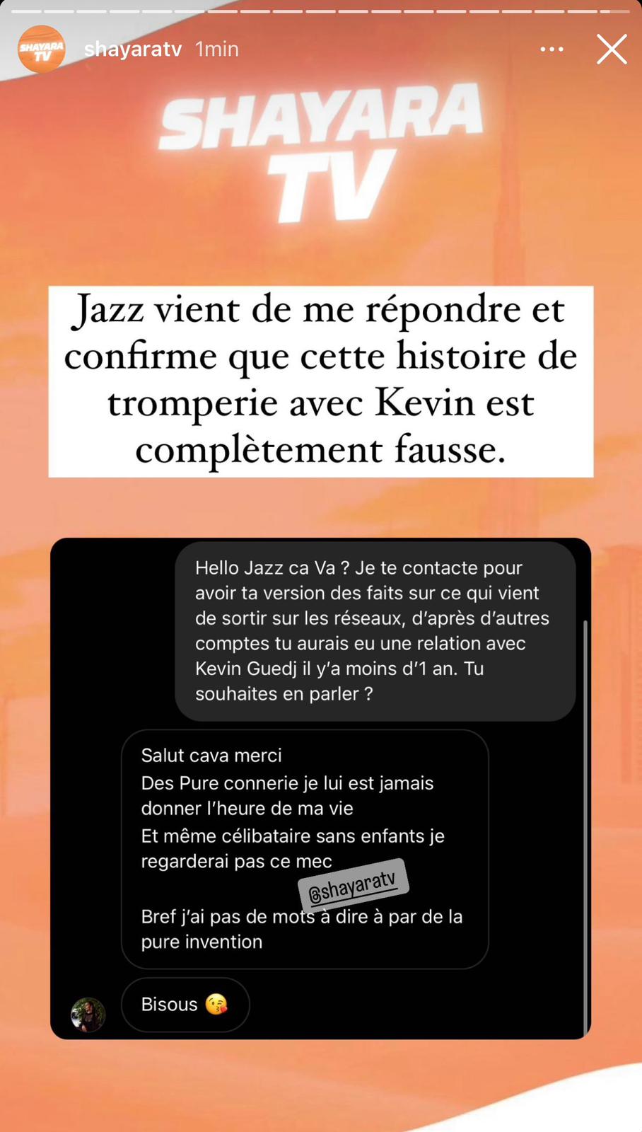 Jazz Correia : elle répond aux accusations d'infidélité avec Kevin Guedj