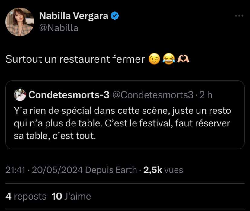 Nabilla et Thomas : recalés d'un restaurant à Cannes ? La vidéo fait réagir