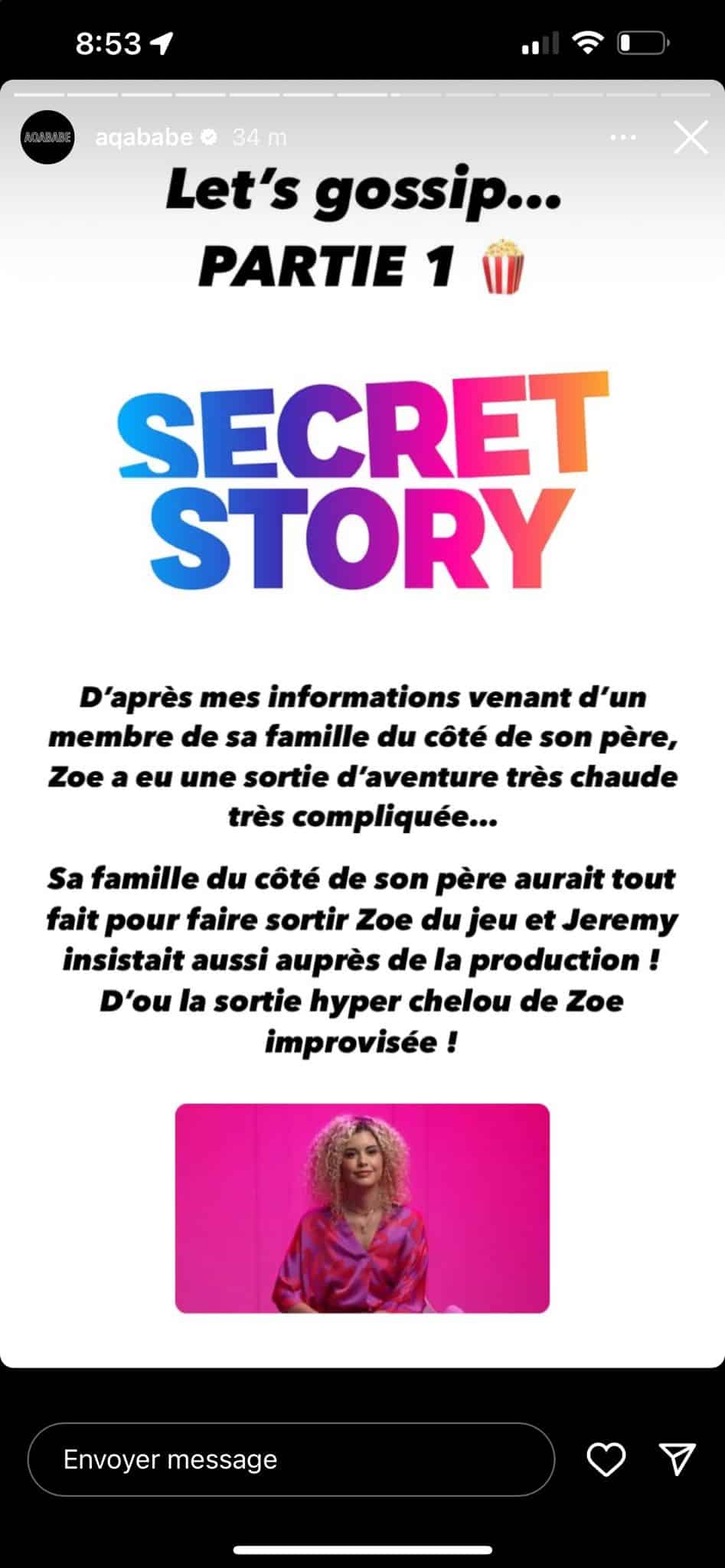 Zoé (Secret Story) : éliminée et séparée de Jeremy, elle aurait prévu de s'installer à Londres avec Alexis