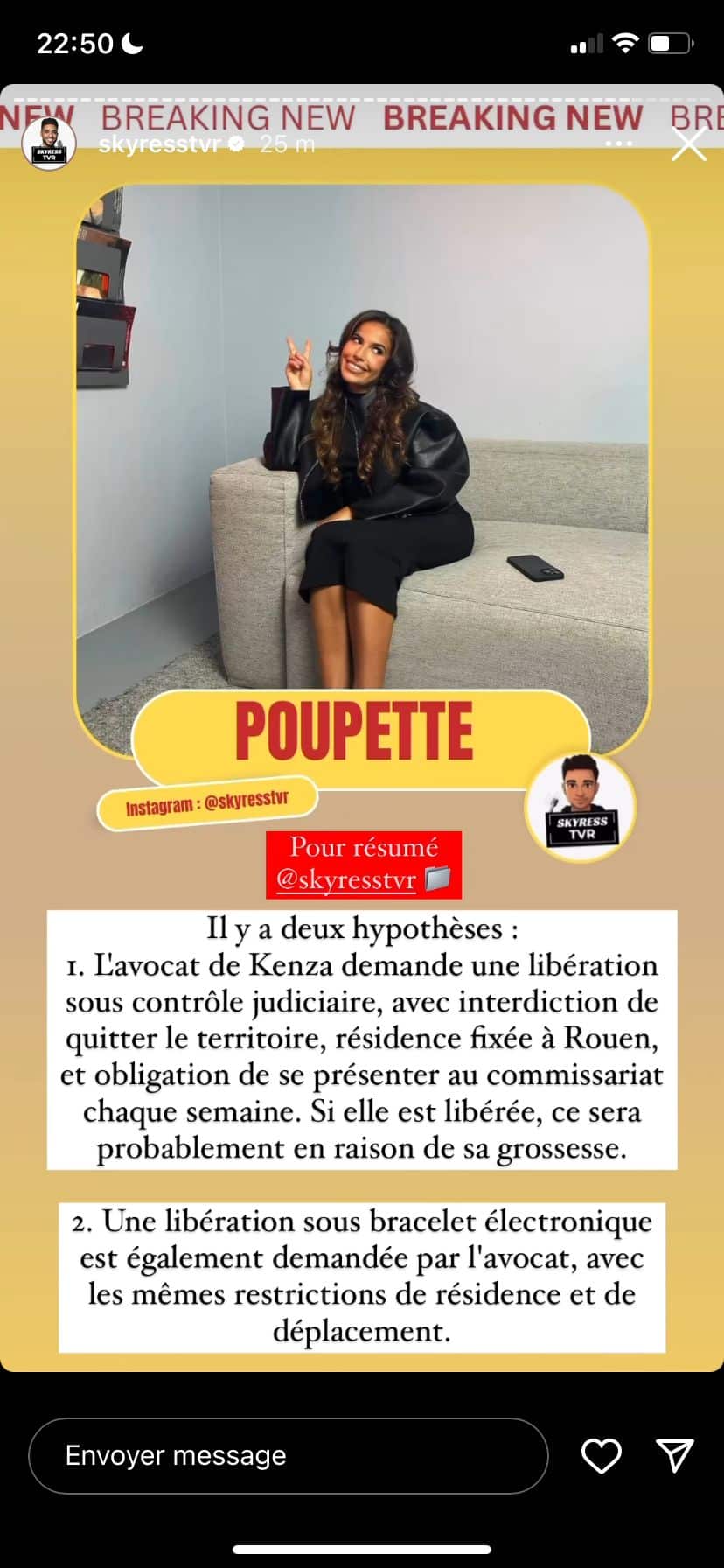 "Une libération…" : Poupette Kenza incarcérée, les dernières informations