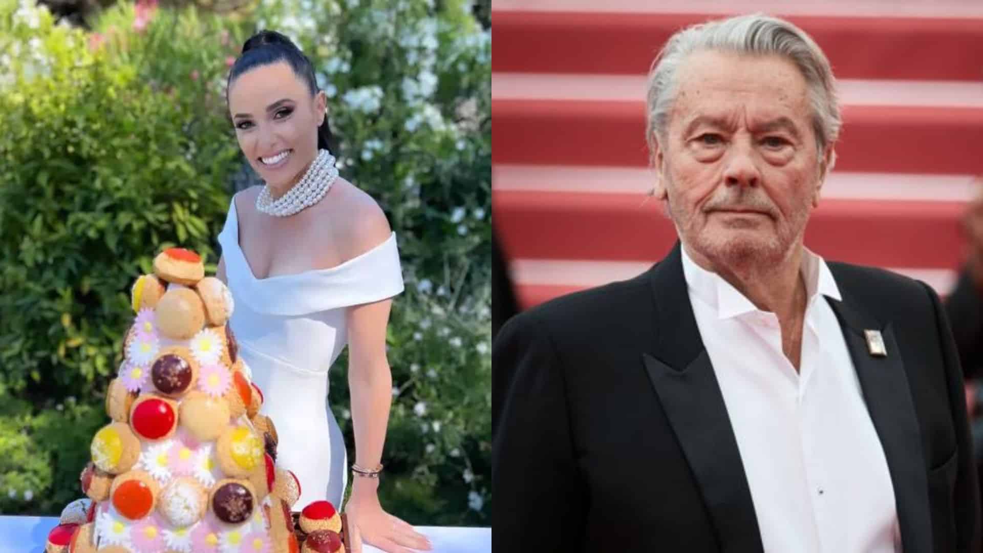 Capucine Anav : Alain Delon à son mariage, elle partage une drôle d’anecdote