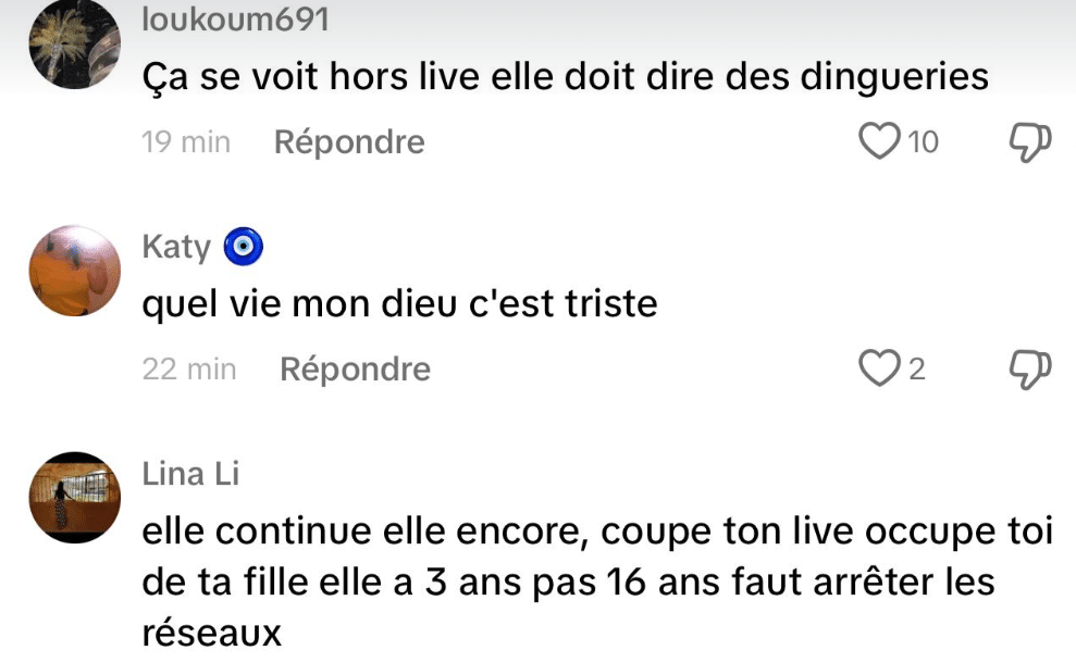 Camille Froment sous le feu des critiques : son comportement avec sa fille en live choque les internautes