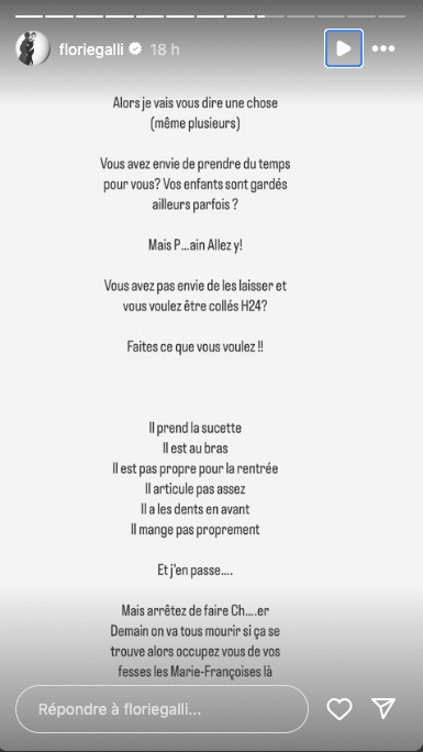 Florie Galli (Familles nombreuses) : critiquée par une internaute, elle perd patience 