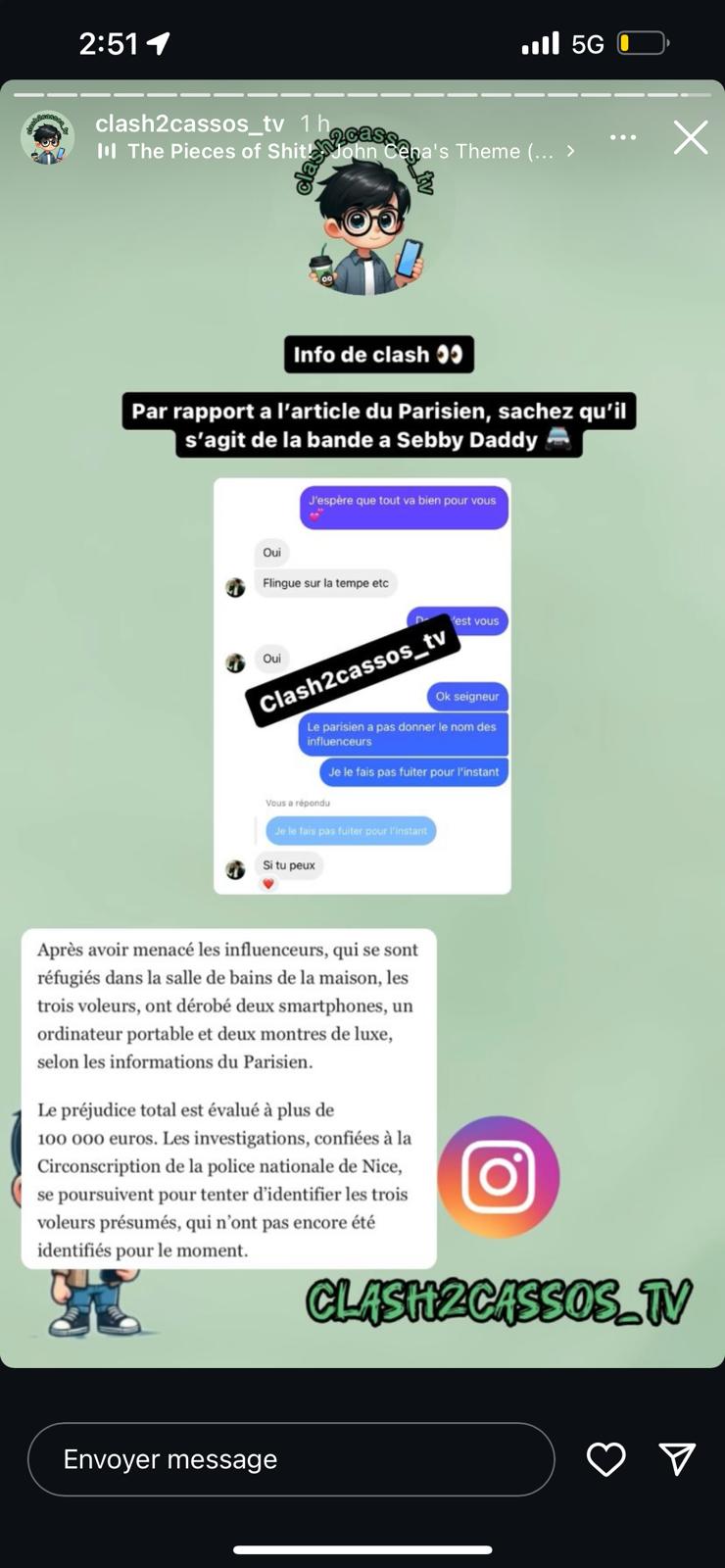 Six influenceurs braqués dans une villa à Nice : SebyDaddy se livre