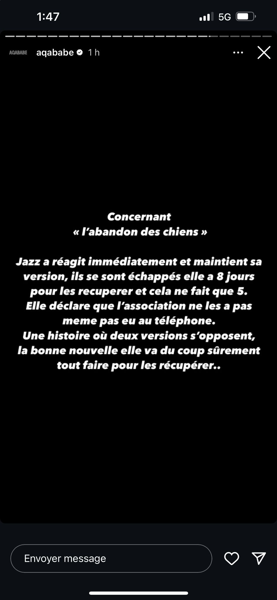 Jazz Correia : en deuil et accusée d’avoir abandonné ses chiens, elle sort du silence