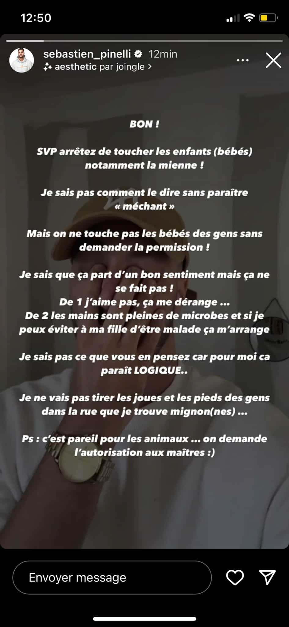 Sébastien Pinelli : agacé par le comportement d'inconnus avec sa fille, il réagit