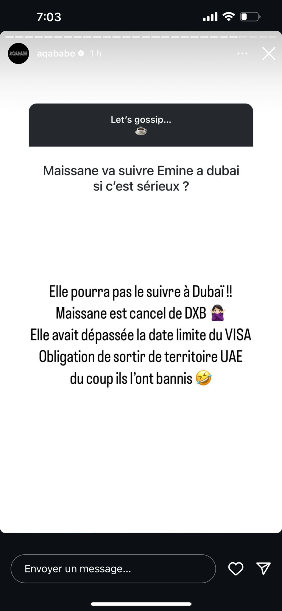 Maissane : en couple avec Emine et sur le point de s'installer avec lui à Dubaï ?