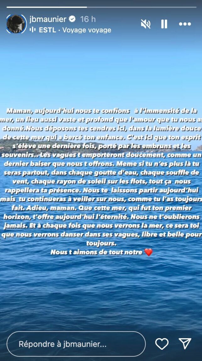 Jean-Baptiste Maunier : après la disparition de sa maman, il une traverse une autre période difficile