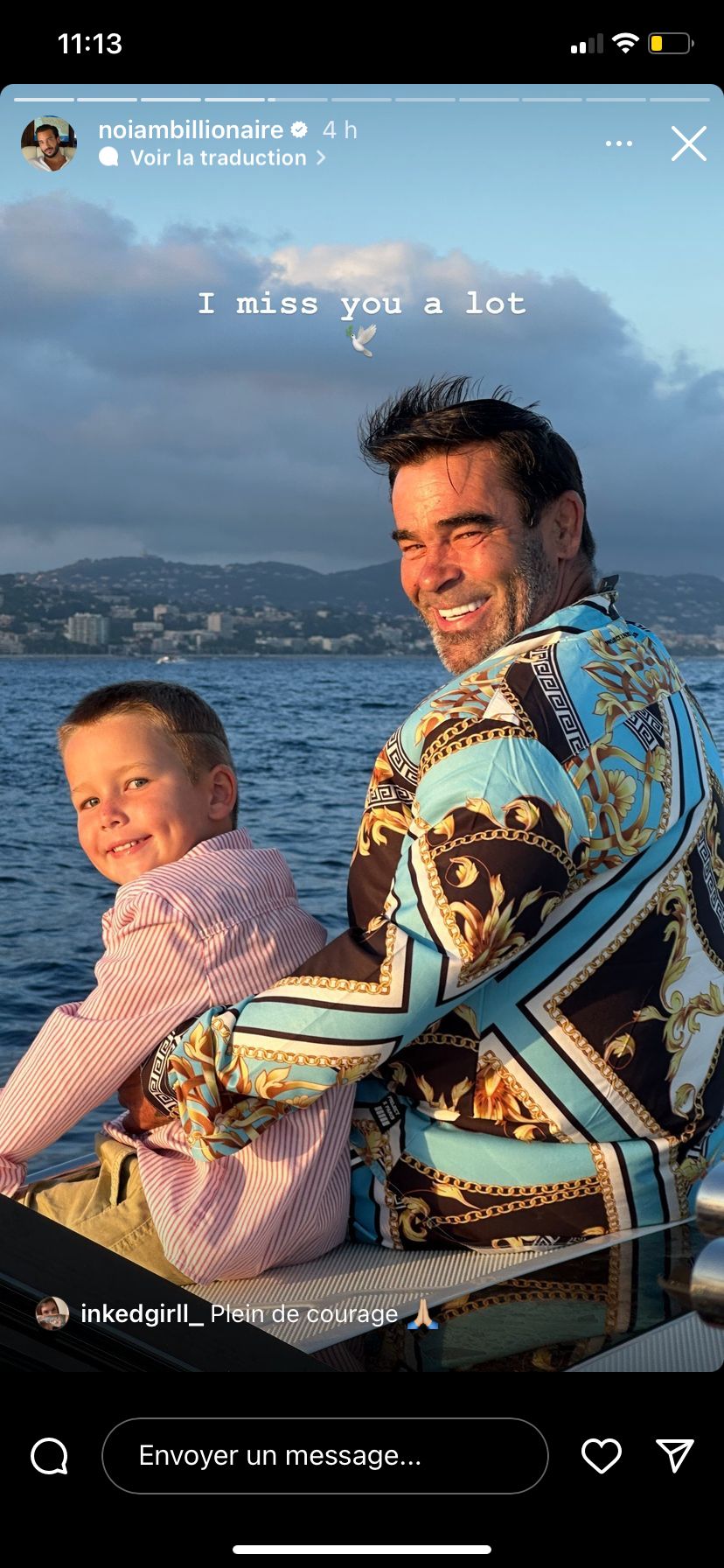 Laurent Correia : un mois après la disparition de son père, il montre de touchantes photos