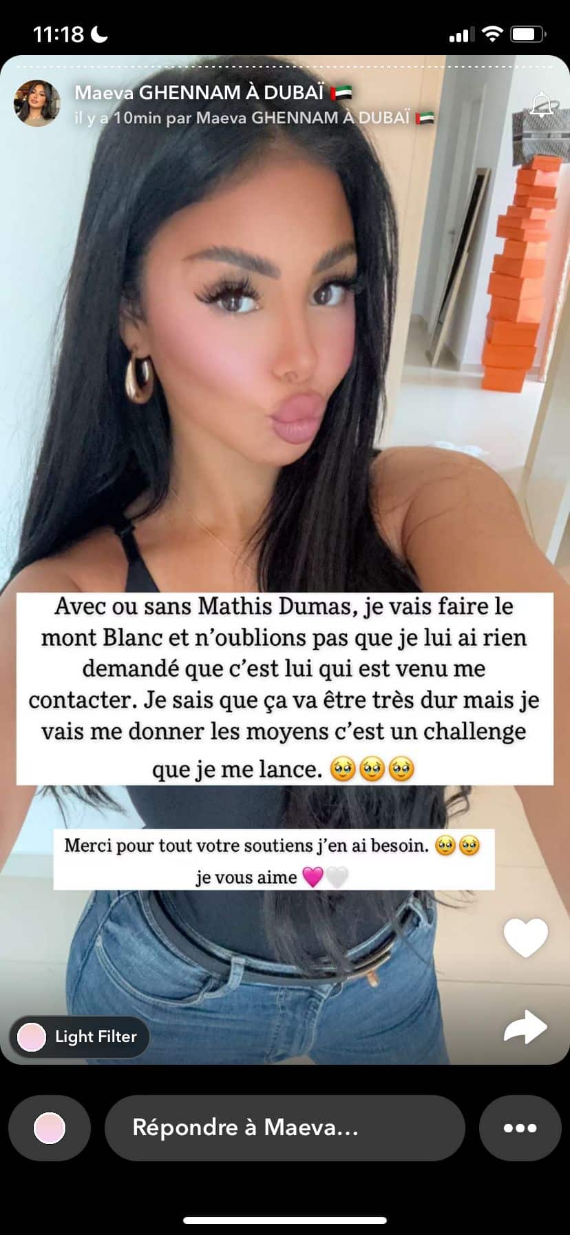 Maeva Ghennam : prête à gravir le Mont-Blanc avec Mathis Dumas, le guide d'Inoxtag ?