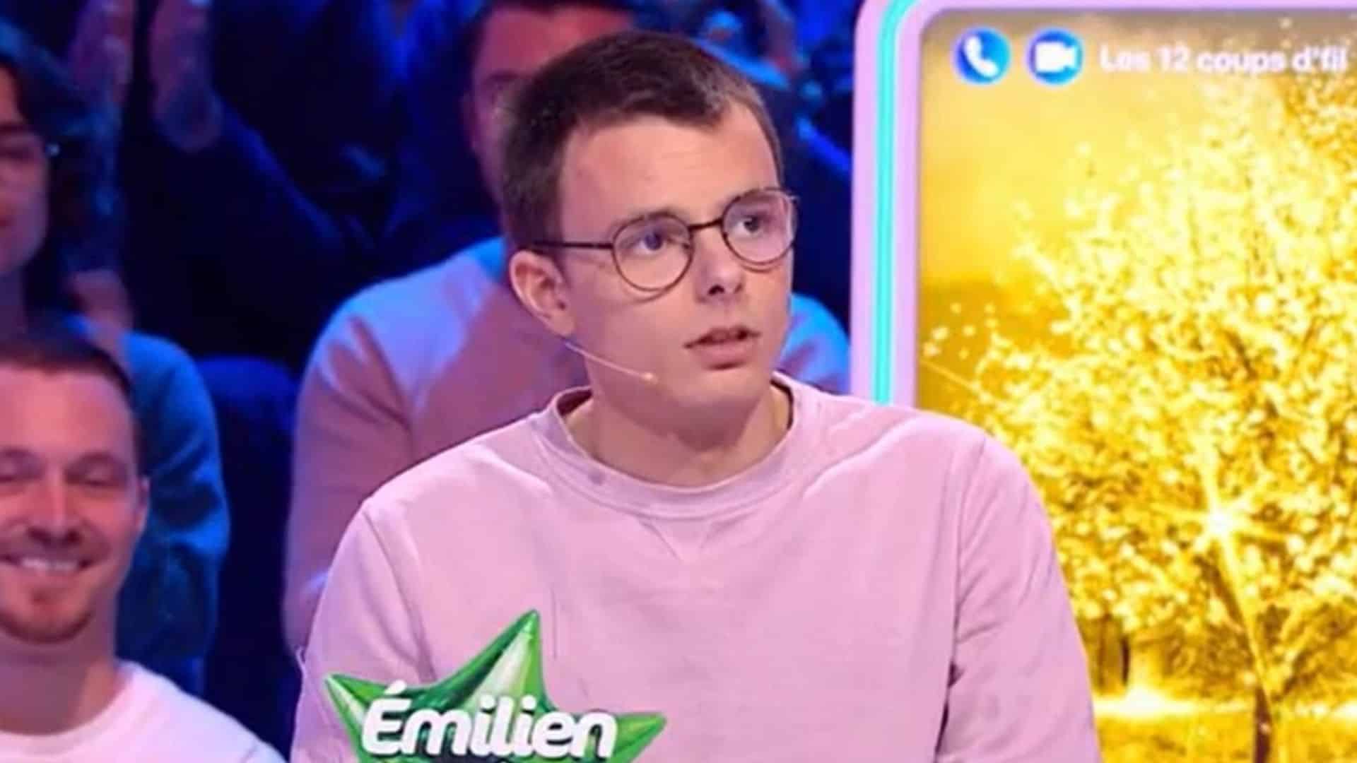 Les 12 Coups de Midi : Emilien a cru tout perdre à cause d’une erreur dans une question