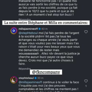 Milla Jasmine : en conflit contre Magali Berdah et Stéphane Teboul, ils règlent leurs comptes publiquement