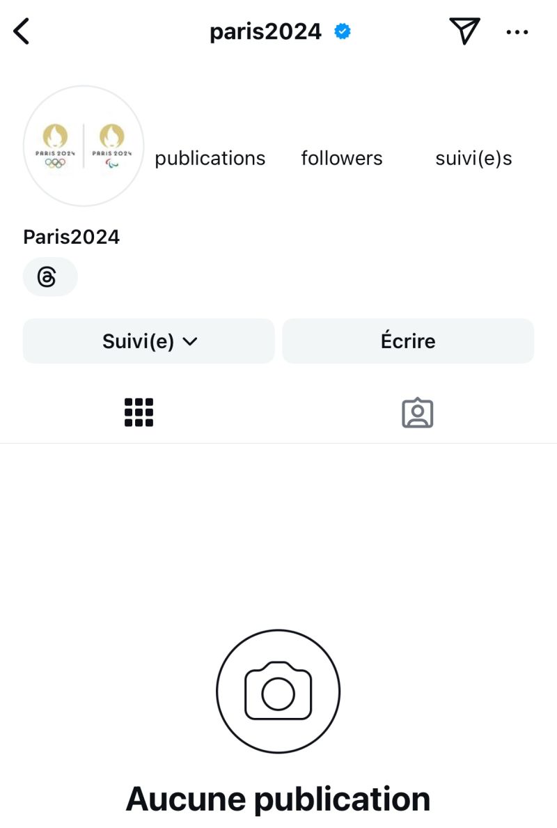 Paris 2024 : on sait pourquoi les comptes TikTok et Instagram des Jeux ont disparu