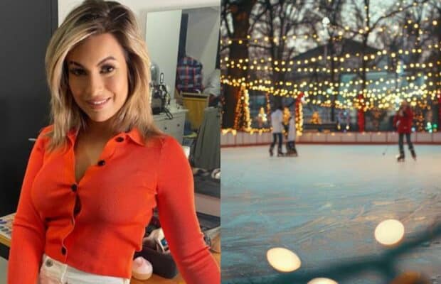 Carla Moreau : elle installe une patinoire dans son salon, les internautes n'en reviennent pas