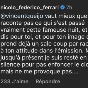 Vincent Queijo : en conflit avec Nicolo sur le tournage de The Cerveau, on sait ce qu'il s'est passé