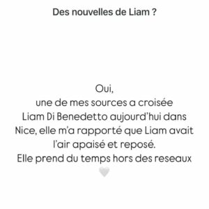 Liam Di Benedetto : 5 mois après le décès de son fils, les dernières nouvelles de l’influenceuse